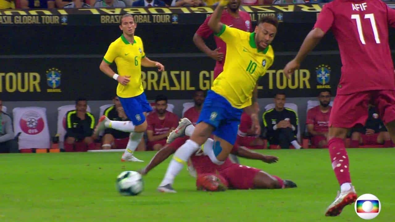 Amistoso com Neymar conquista boa audiência na Globo