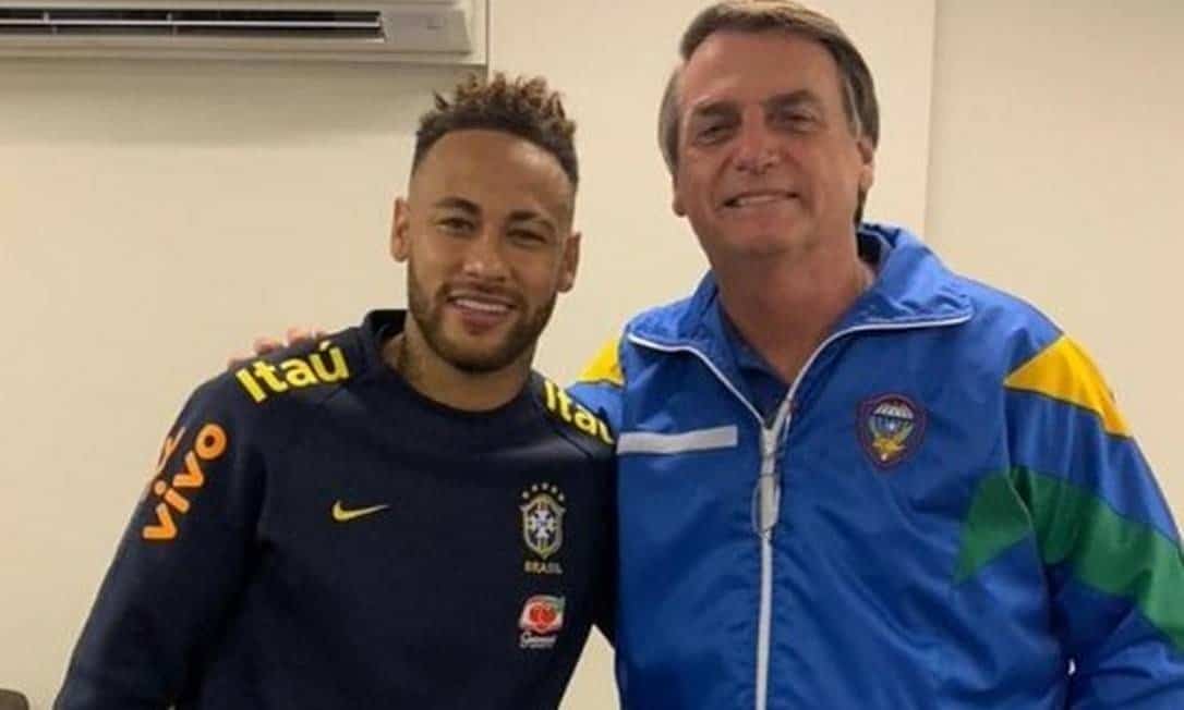 Bolsonaro é pego de surpresa com atitude de Neymar e reage