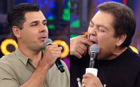 Faustão descobre que pode ter comido “merda” e reage ao vivo
