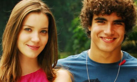 Nathalia Dill posta foto com Caio Castro em “Malhação” e faz anúncio