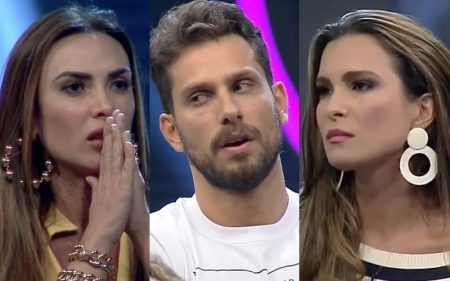 Nicole Bahls é eliminada e volta ao “Power Couple” com Kamilla e Eliéser