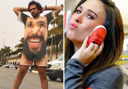 Murilo Couto faz piada com barriga de Tatá Werneck, que brinca