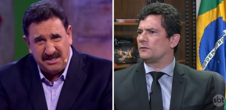Entrevista de Ratinho a Sergio Moro é alvo de críticas na web