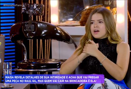 Maisa Silva encontra Rodrigo Faro e faz desabafo sobre Silvio Santos