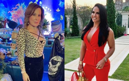 Wanessa junta Zilu com mulher de Zezé Di Camargo em festa de família