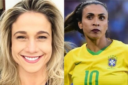 Fernanda Gentil homenageia Marta após conquista histórica