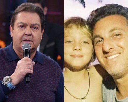 Faustão manda recado para filho de Luciano Huck que sofreu acidente