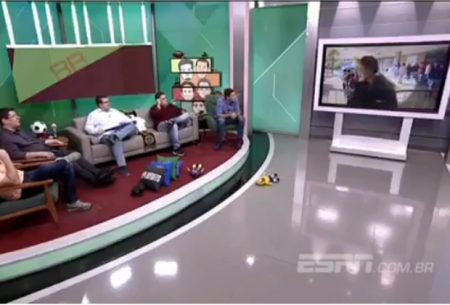 Repórter “foge” de entrada ao vivo e deixa apresentador sem reação