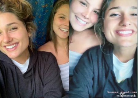 Sasha aparece andando de ônibus e mostra a sensação que teve