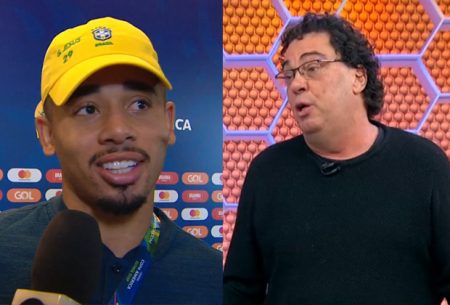 Após atrito, Casagrande grava entrevista com Gabriel Jesus