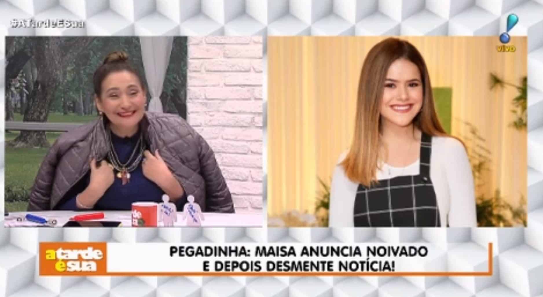 Sonia Abrão põe Maisa Silva na geladeira após “pegadinha”