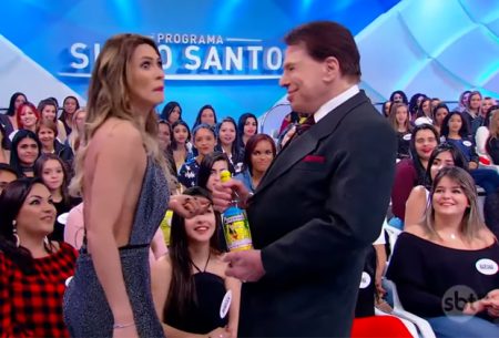 Silvio Santos acusa Lívia Andrade de estar bêbada e a expulsa de programa