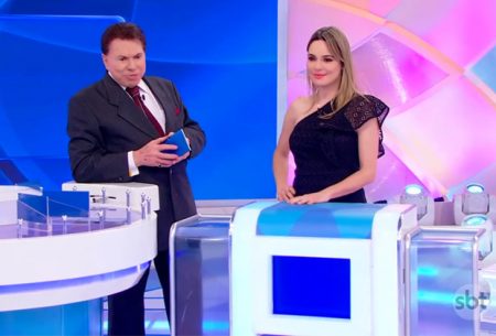 Silvio Santos rasga elogios para Rachel Sheherazade em programa