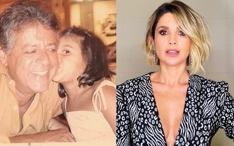 Flávia Alessandra divulga fotos antigas com filha e Marcos Paulo