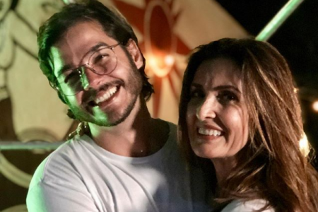 Túlio Gadelha posta foto com Fátima Bernardes velhinha e faz revelação
