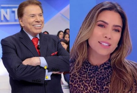 Patrícia Abravanel se irrita e dá puxão de orelha em Silvio Santos