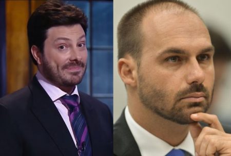 Danilo Gentili zomba de Eduardo Bolsonaro, é detonado e reage