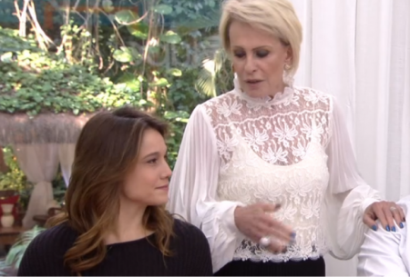 Ana Maria Braga faz convite para Fernanda Gentil, que se esquiva ao vivo