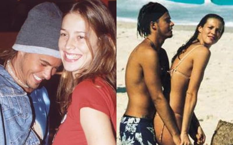 Após 15 anos, Paulo Vilhena e Luana Piovani se beijam em boate