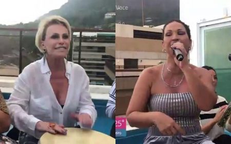Ana Maria Braga faz churrasco e cai no funk ao som de Valesca Popozuda