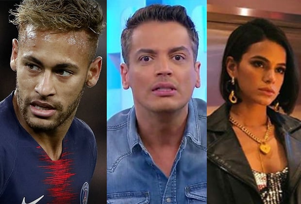 Neymar, Leo Dias e Bruna Marquezine