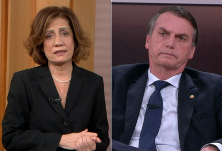 Após ataque de Bolsonaro, Miriam Leitão “alfineta” presidente no Twitter