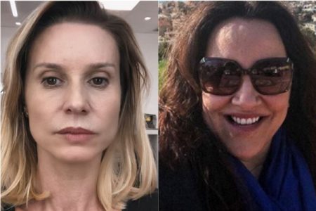 Paula Burlamaqui e Ana Carolina se beijam em camarim