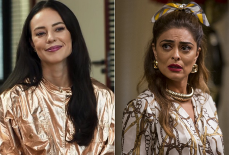 Paolla Oliveira e Juliana Paes não se bicam e têm camarins separados, diz Fabíola Reipert