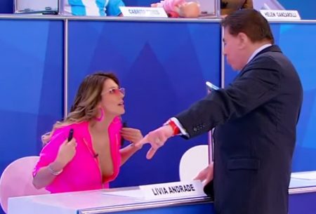 Silvio Santos diz que Lívia Andrade fez “macumba” para diretor