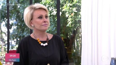 Ana Maria Braga se emociona com história de amor no “Mais Você”