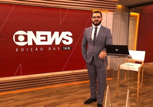 Jornalista da GloboNews surge em vídeo e “mala” chama atenção