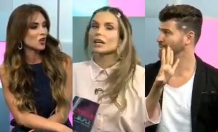 Nicole Bahls se irrita com pergunta, atira microfone em apresentadora e deixa entrevista