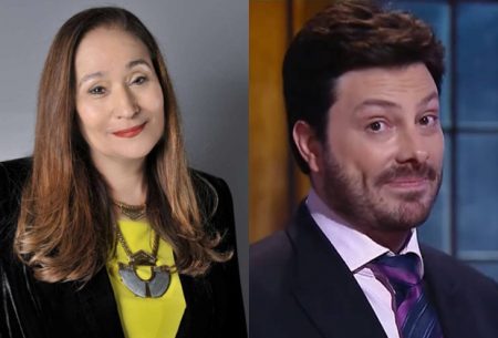 Danilo Gentili ironiza Sonia Abrão após polêmica brincadeira em programa