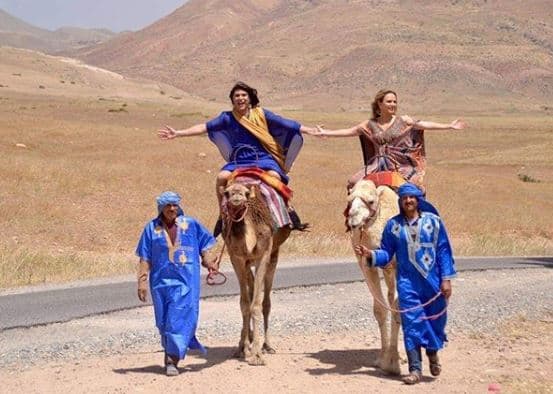 Eliana e Narcisa se divertem no Marrocos neste domingo (28)