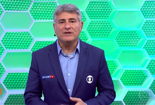 Cléber Machado tem “apagão” na Globo, perde gol e irrita torcedores