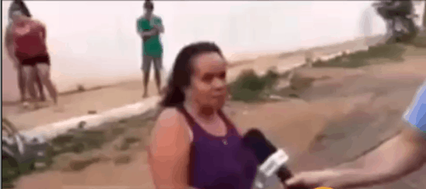 Mulher surpreende ao cantar música com palavrões em telejornal