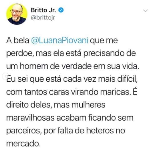 Luana Piovani e Britto Jr