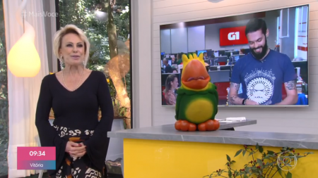 Ao vivo, Ana Maria Braga pergunta se repórter é depilado