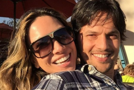 Patrícia Abravanel e Fábio Faria têm tarde animada com os filhos