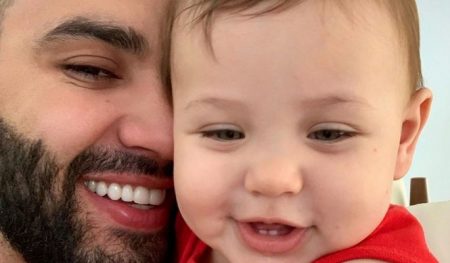 Gusttavo Lima publica momento fofo com o filho caçula