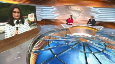 Ao vivo, repórter do “Bom Dia Brasil” se atrapalha e fala palavrão