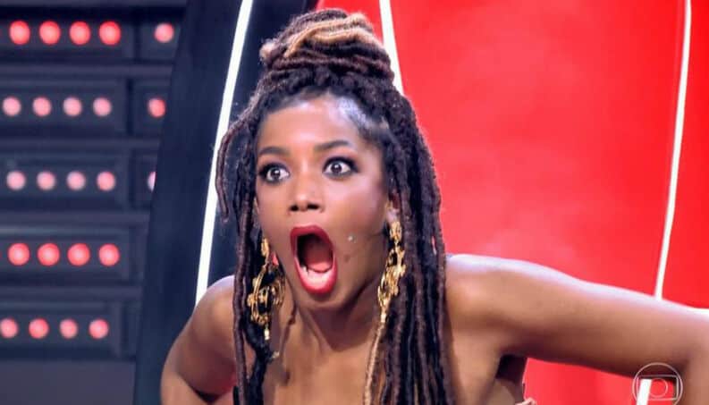 Iza causa ciumeira no “The Voice” e Lulu Santos pede a volta de Brown