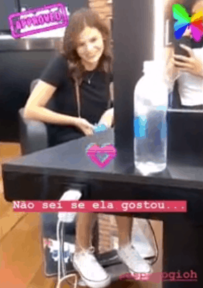 Luana Maia foi filmada por Bruna Marquezine (Imagem: Reprodução / Instagram)