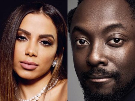 Anitta grava música com Will.i.am e cantor se declara