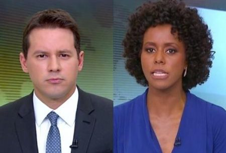 Dony De Nuccio comenta sobre Maju Coutinho na bancada do “Jornal Hoje”