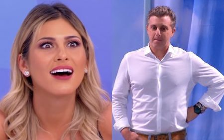 Selfie de Luciano Huck vira meme e Lívia Andrade não se aguenta