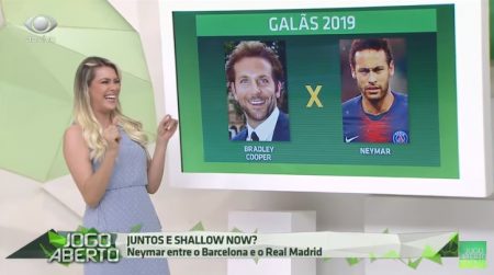 Renata Fan tem ataque de riso após Neymar virar “galã” ao lado de Bradley Cooper