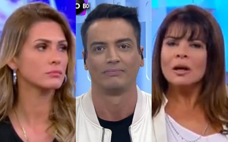 Leo Dias pede perdão à Mara Maravilha e ignora Lívia Andrade no SBT