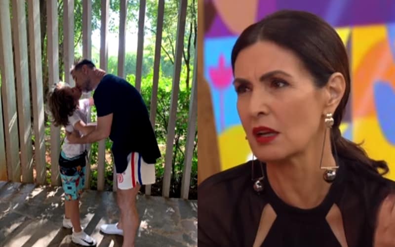 Fátima Bernardes fala sobre selinho entre pai e filho e gera polêmica