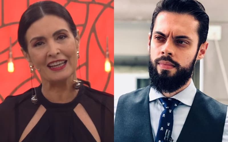 Fátima Bernardes rasga elogios a Cauê Fabiano ao vivo na Globo